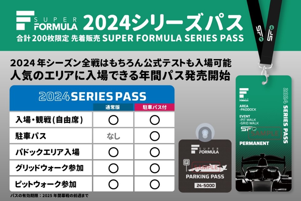 SUPER FORMULA 2024シリーズパス
